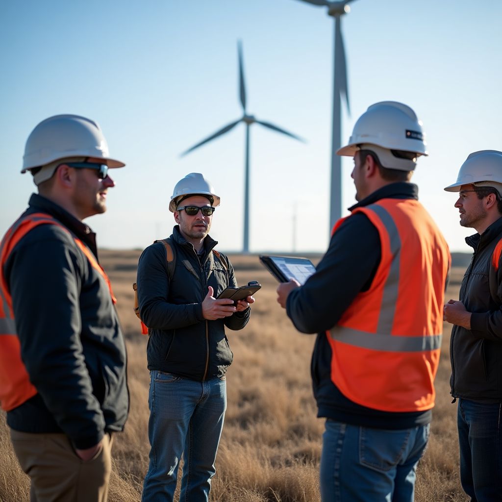 Visita técnica a parque eólico